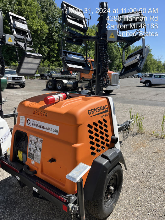 2024 Generac MLT2 Diesel, Flex Switch 120V Input, Powerzone Controller, 
(4) 320W LED Lights, 4kW Generator, 39.9 Gal Fuel Tank, 2" Ball, T3