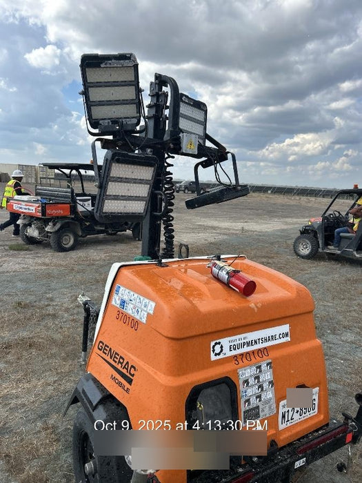 2023 Generac MLT2 Diesel, Flex Switch 120V Input, Powerzone Controller, 
(4) 320W LED Lights, 4kW Generator, 39.9 Gal Fuel Tank, 2" Ball, T3