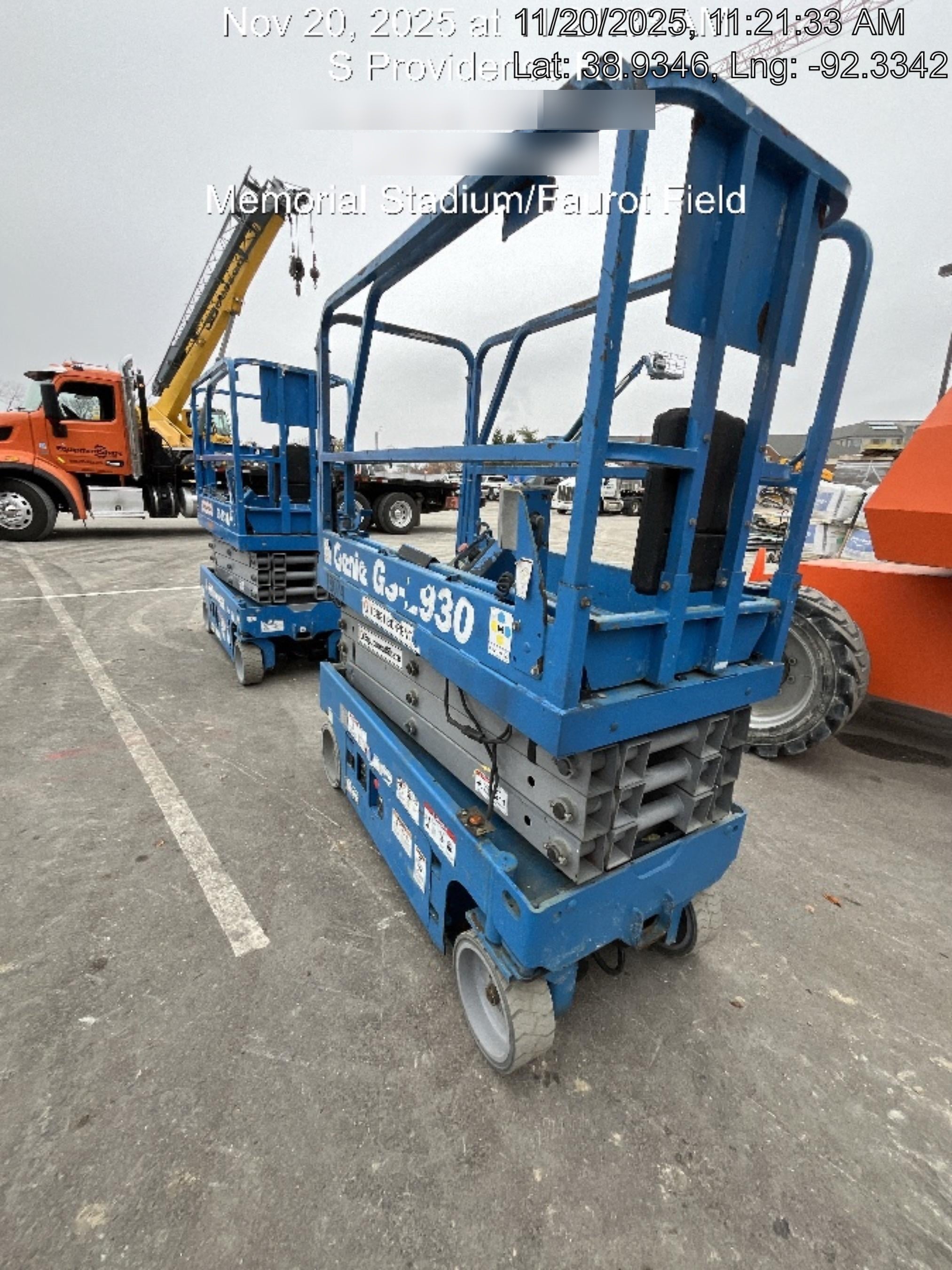 2020 Genie GS-1930 Solid Non Marking Tires, Beacon, Folding rails with half height swing gate