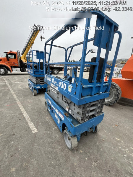 2020 Genie GS-1930 Solid Non Marking Tires, Beacon, Folding rails with half height swing gate