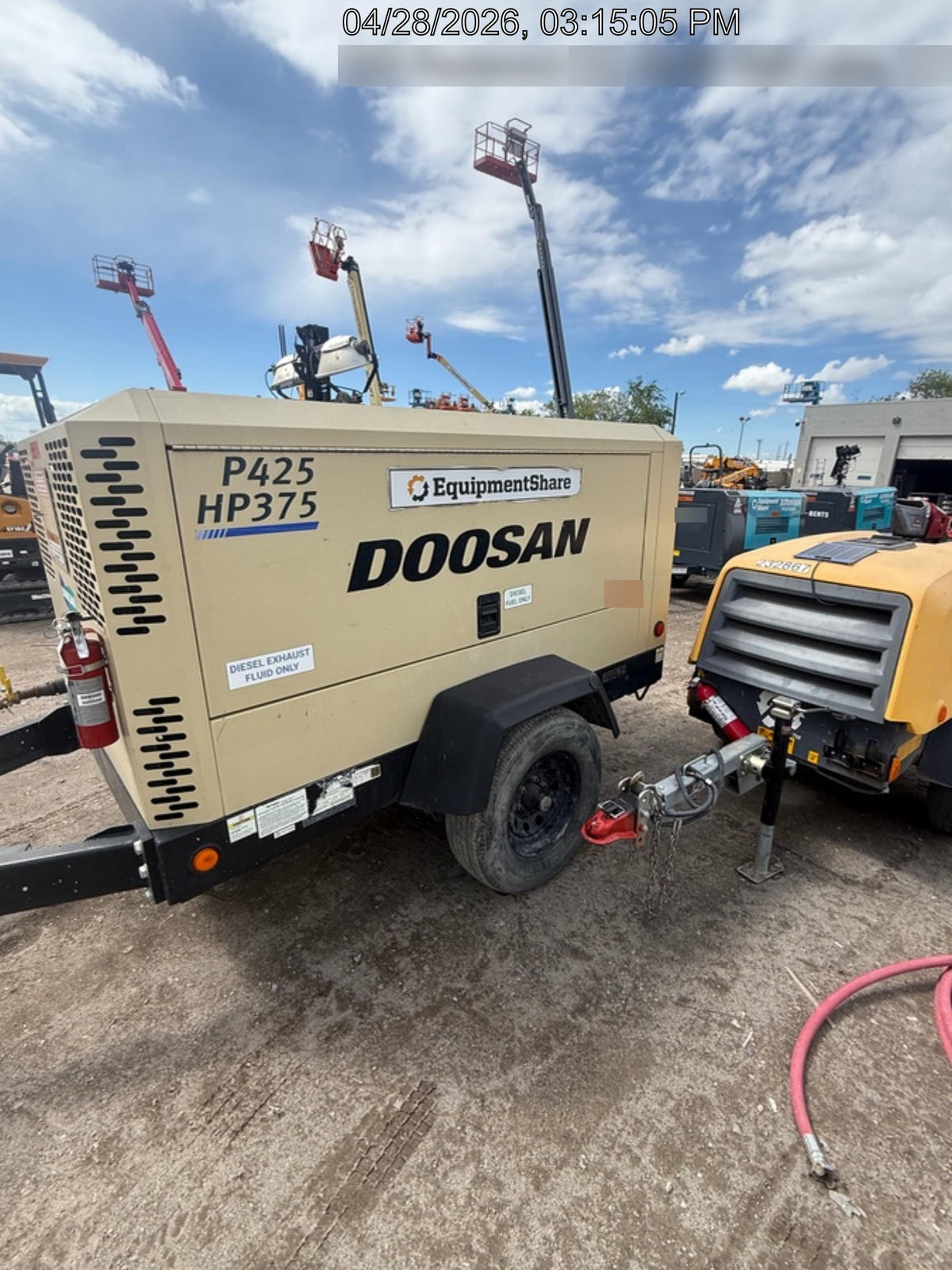 2019 DOOSAN P425/HP375WCU-T4F