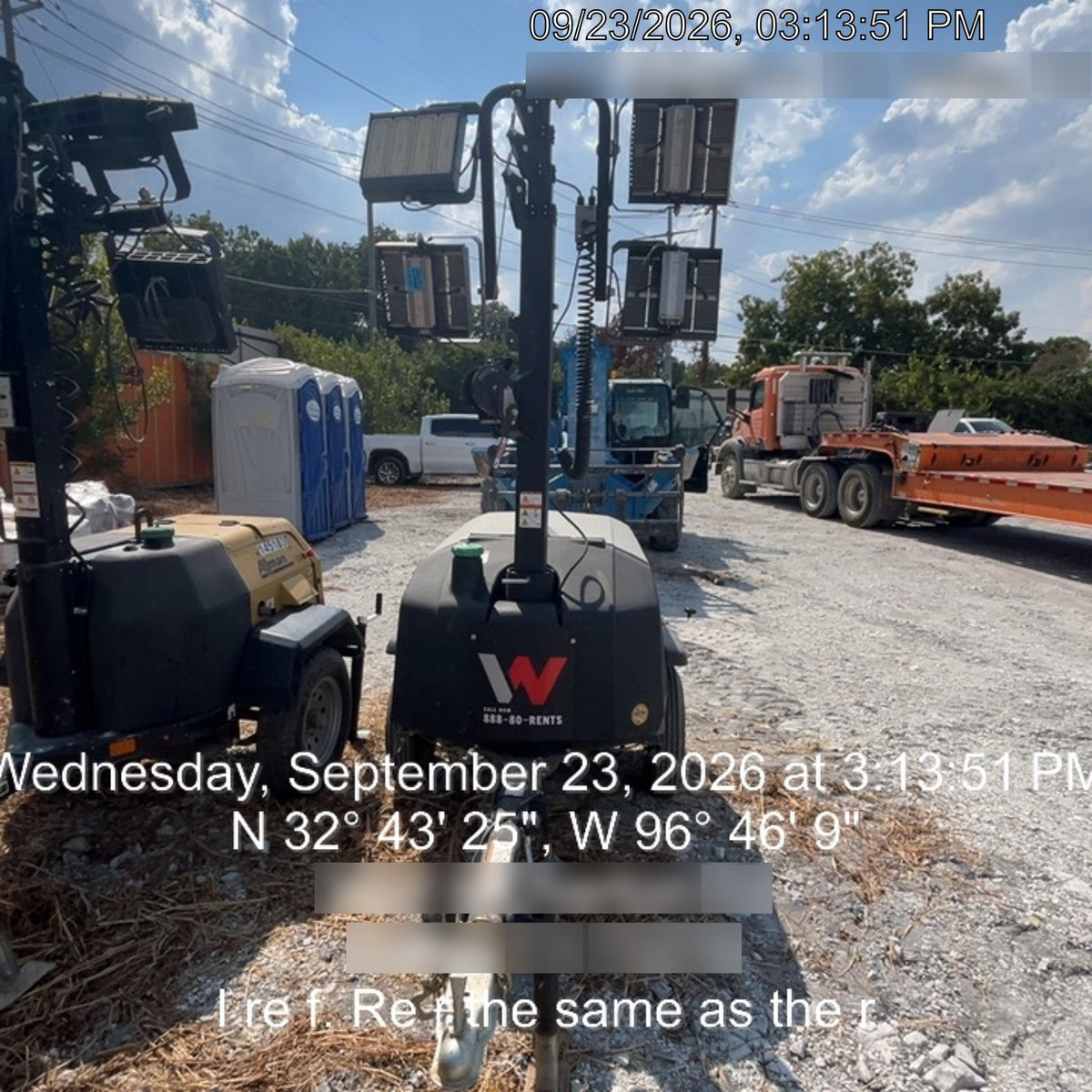 2024 Wacker Neuson LTT4 Diesel, Kohler KDW702, Deep Sea Controller, Auto Start, LED 320W, Bypass Outlet, T3