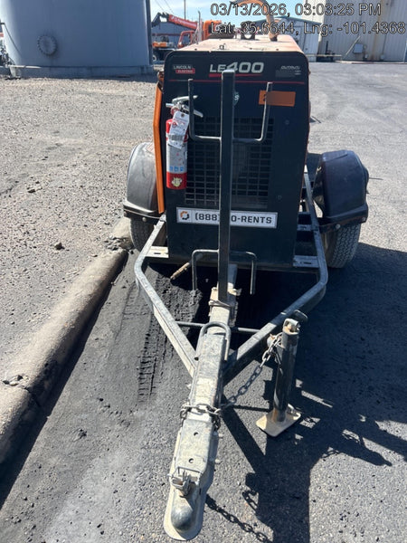 2022 Lincoln Electric LE400 Kubota V1505, Trlr, Cable Rack, Light Kit, ES Decals, T3