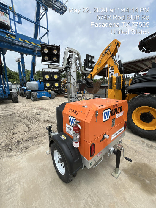 2024 Wanco WLTT-4MM4K Diesel, Deep Sea Controller, Shore Power Plug, Auto Start, (4) 350W LED Floodlights, 4kW Generator, 60 Gal Fuel Tank, 2" Ball, T3