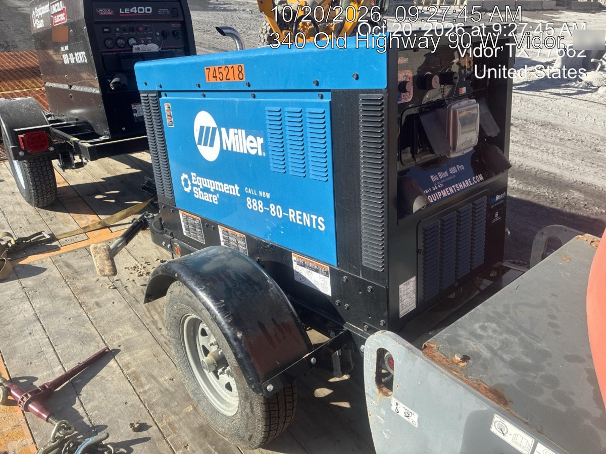 2026 MILLER ELECTRIC BIG BLUE 400