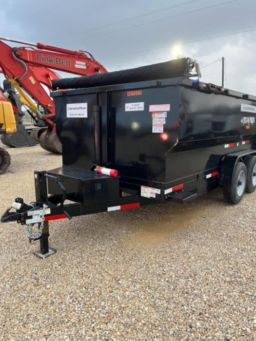 2025 TEXAS PRIDE TRAILERS 14'L x 7'W 5 Cu Yd Trunnion Hydraulic Dump
