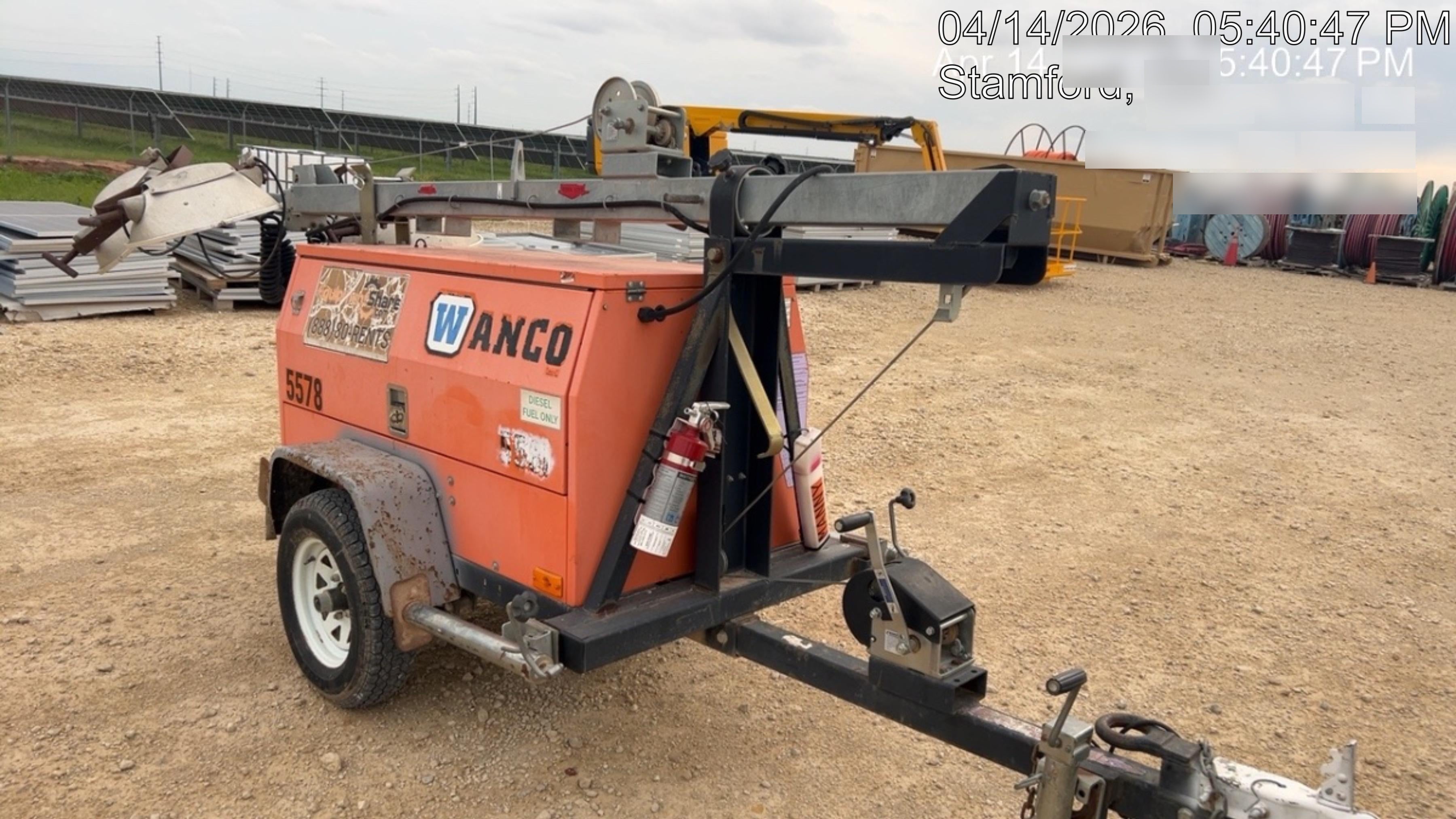 Wanco WLT-4M WANCO WLT-4M 6 kW Towable Light Generator