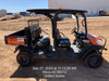 2022 Kubota RTV-X1140W-H Plastic Canopy, Windshield Acrylic Clear, LED Strobe Light, Wire Harness Kit, Back up Alarm