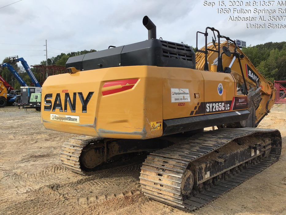 2019 SANY SY265C LC