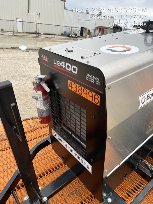 2024 Lincoln Electric LE400 Kubota V1505, Trlr, Cable Rack, Light Kit, ES Decals, T3