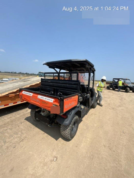 2022 Kubota RTV-X1140W-H Plastic Canopy, Windshield Acrylic Clear, LED Strobe Light, Wire Harness Kit, Back up Alarm