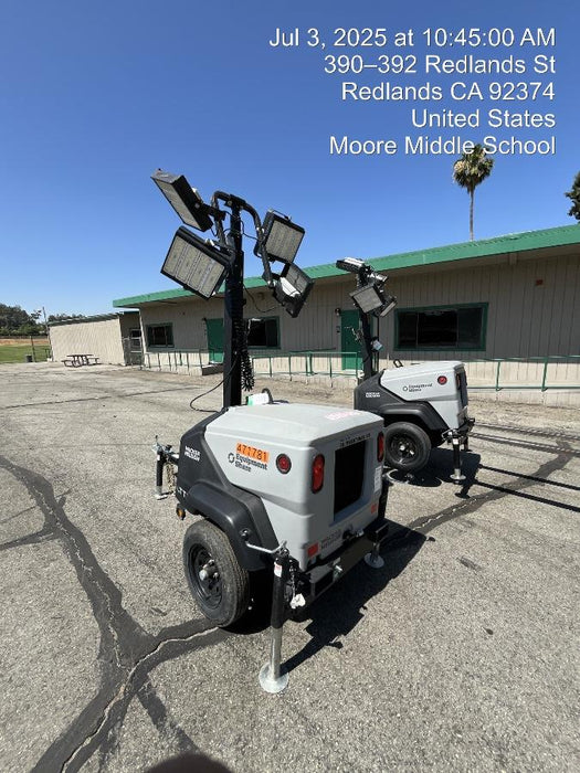 2024 Wacker Neuson LTT4 Diesel, Kohler KDW702, Deep Sea Controller, Auto Start, LED 320W, Bypass Outlet, T3