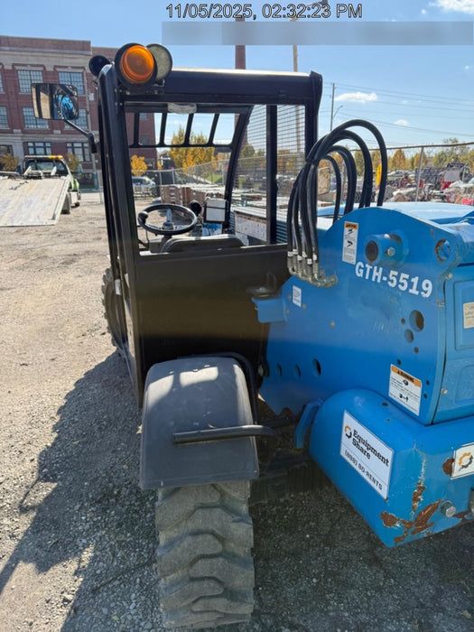 2019 Genie GTH-5519 Canopy, Solid RT Tires, LED Work Lights, Beacon 48" Carriage, 48" Forks