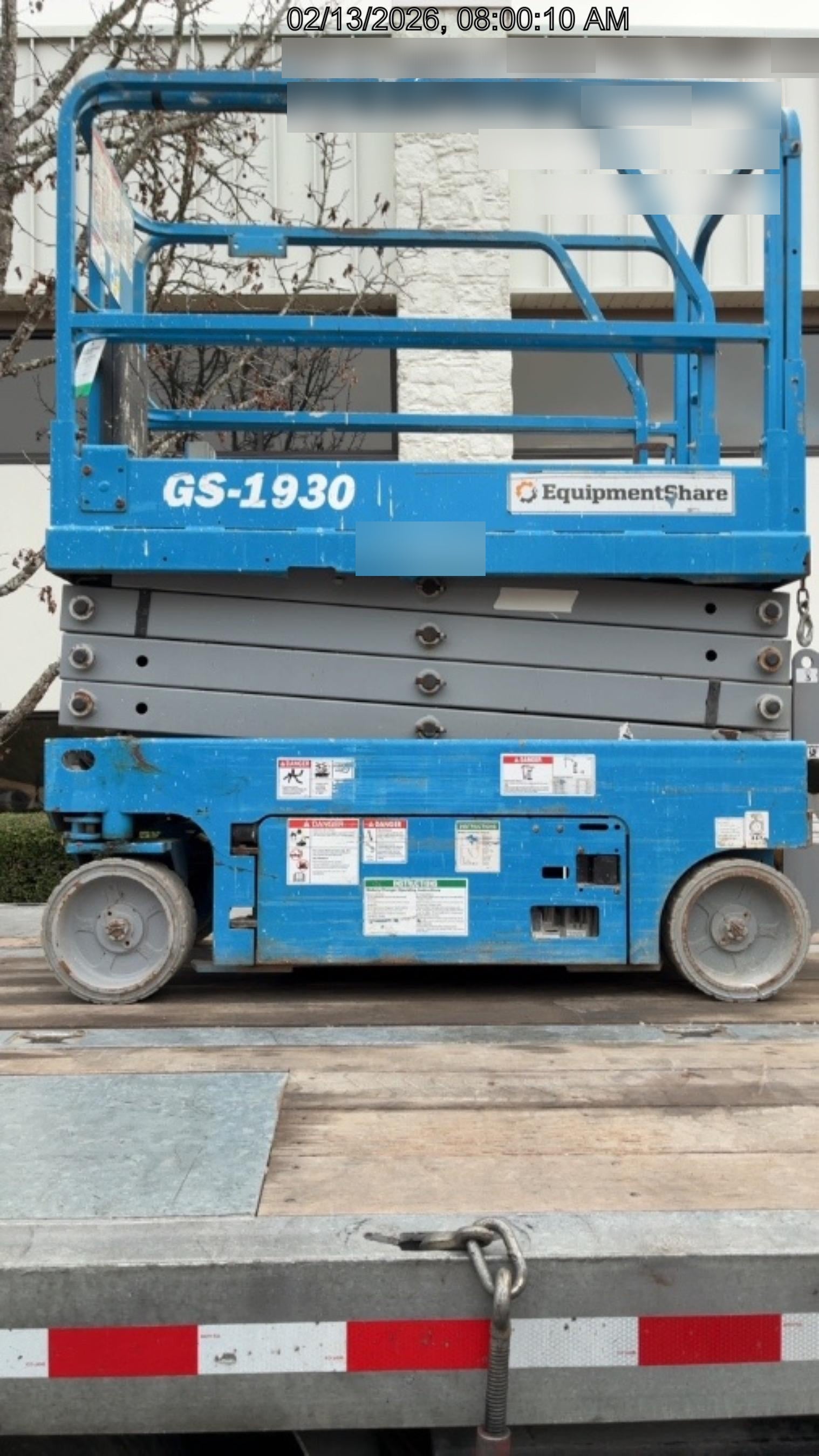2019 Genie GS-1930 Fixed rails with chain Entry