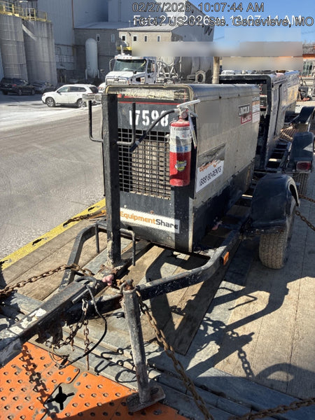 2018 Lincoln Electric Vantage 322 Lincoln Vantage 322 Welder Ready Pak 3 - Vantage 322, Trailer, Fender and light kit, Cable rack