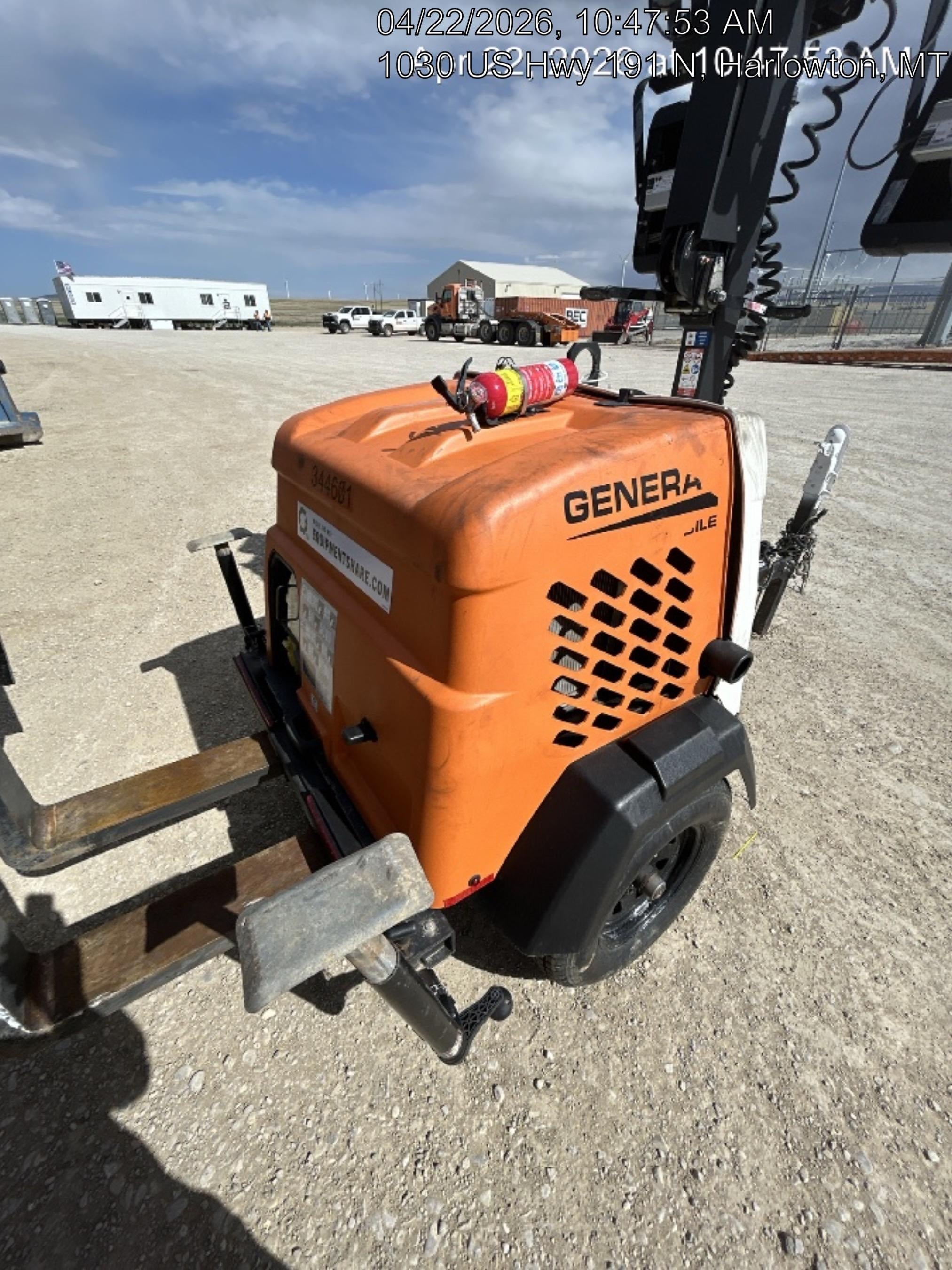 2023 Generac MLT2 Diesel, Flex Switch 120V Input, Powerzone Controller, (4) 320W LED Lights, 4kW Generator, 39.9 Gal Fuel Tank, 2" Ball, T3