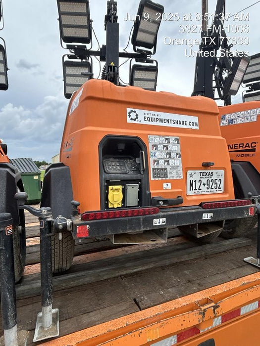 2023 Generac MLT2 Diesel, Flex Switch 120V Input, Powerzone Controller, 
(4) 320W LED Lights, 4kW Generator, 39.9 Gal Fuel Tank, 2" Ball, T3