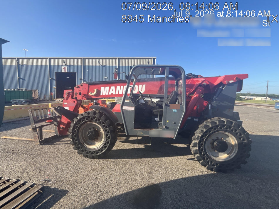 2019 Manitou MTA10055 MTA10055 - 74 HP T4, Canopy, Worklights/Strobe, Beacon, 66" Carriage, 60" Forks, Solid Tires, Lift Hook, Aux Hydraulics