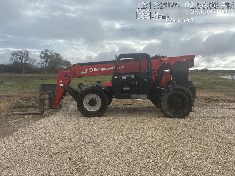 2019 Manitou MTA10055 Canopy, 120 HP, Solid Tires, Work Lights, Lift Hook, Auxiliary Hydraulics 66" Carriage and 60" Forks
