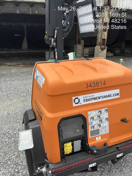 2023 Generac MLT2 Diesel, Flex Switch 120V Input, Powerzone Controller, (4) 320W LED Lights, 4kW Generator, 39.9 Gal Fuel Tank, 2" Ball, T3