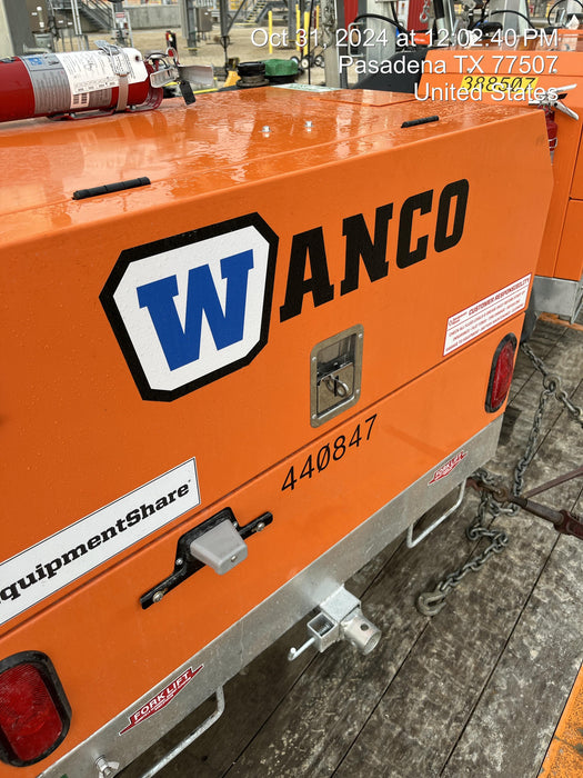 2024 Wanco WLTT-4MM4K Diesel, Deep Sea Controller, Shore Power Plug, Auto Start, (4) 350W LED Floodlights, 4kW Generator, 60 Gal Fuel Tank, 2" Ball, T3