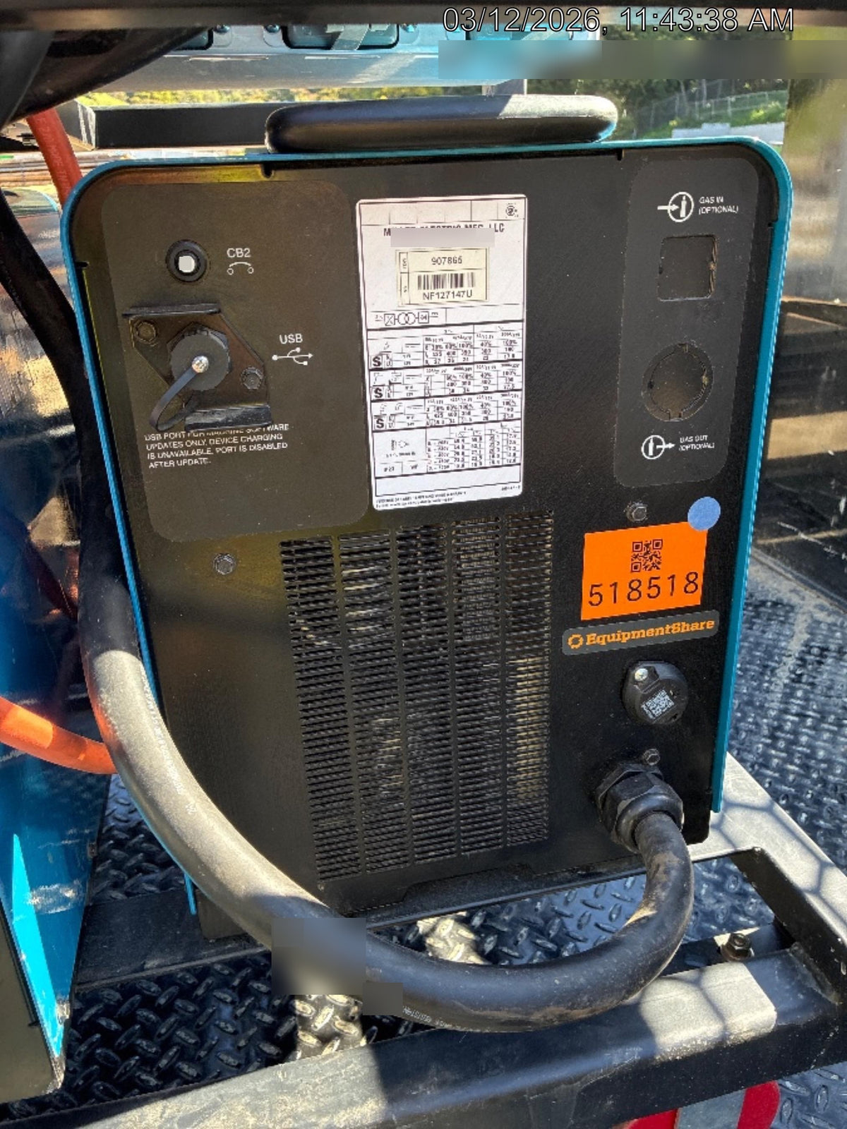 2025 MILLER ELECTRIC XMT 400