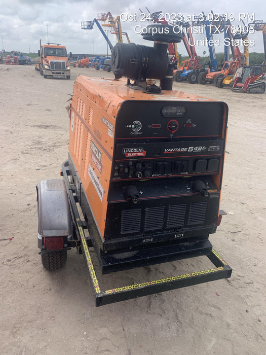 2022 Lincoln Electric Vantage 549X Crosslink Technology, Trailer Mounted, ES Decals, T3