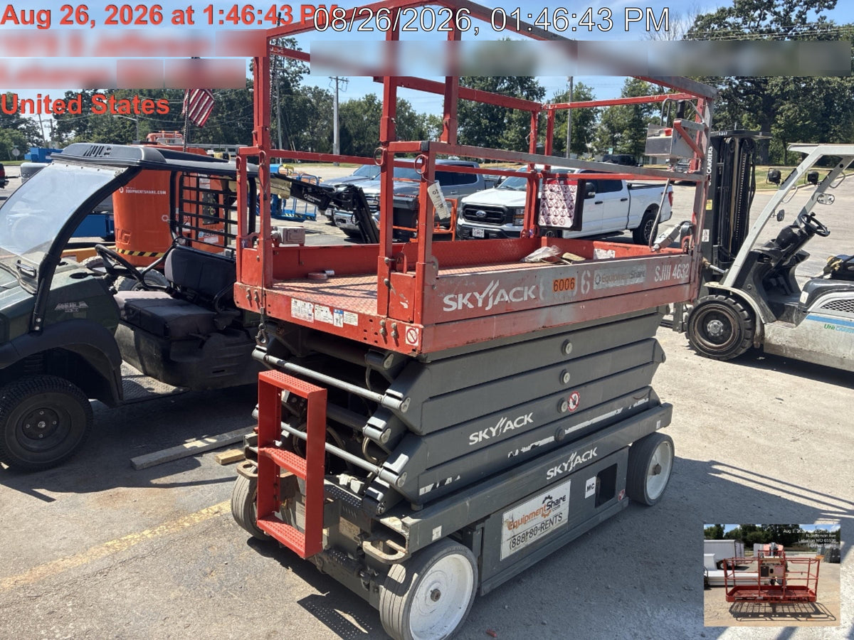 2017 Skyjack SJIII-4632 Skyjack SJ4632, Trojan Battery Set, Extended Warranty 5yr/5k hr