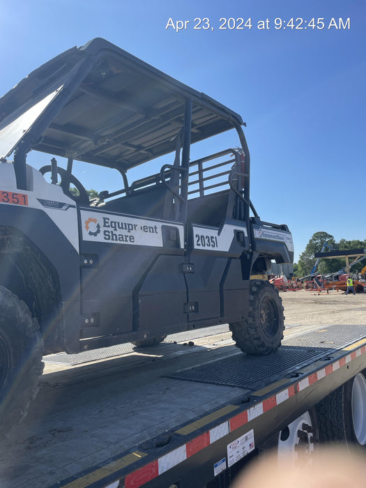 2018 Kawasaki MULE PRO-DX Kawasaki Mule 4x4 Diesel UTV w/Hard Top, Windshield, Beacon, Backup Alarm, ES Keypad/Hardware Installed