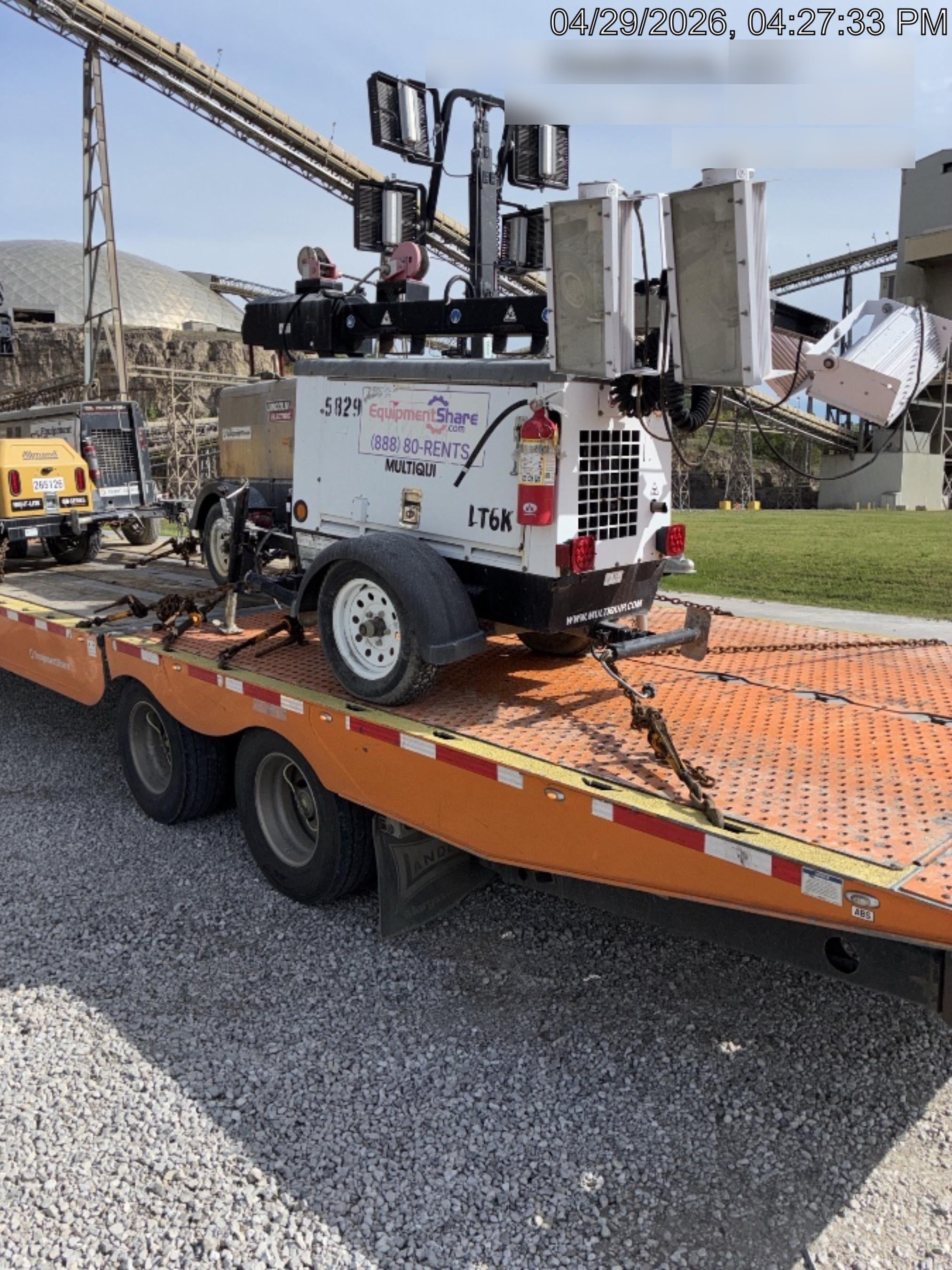 2017 Multiquip LT6K` MultiQuip LT6KV Towable Light Tower