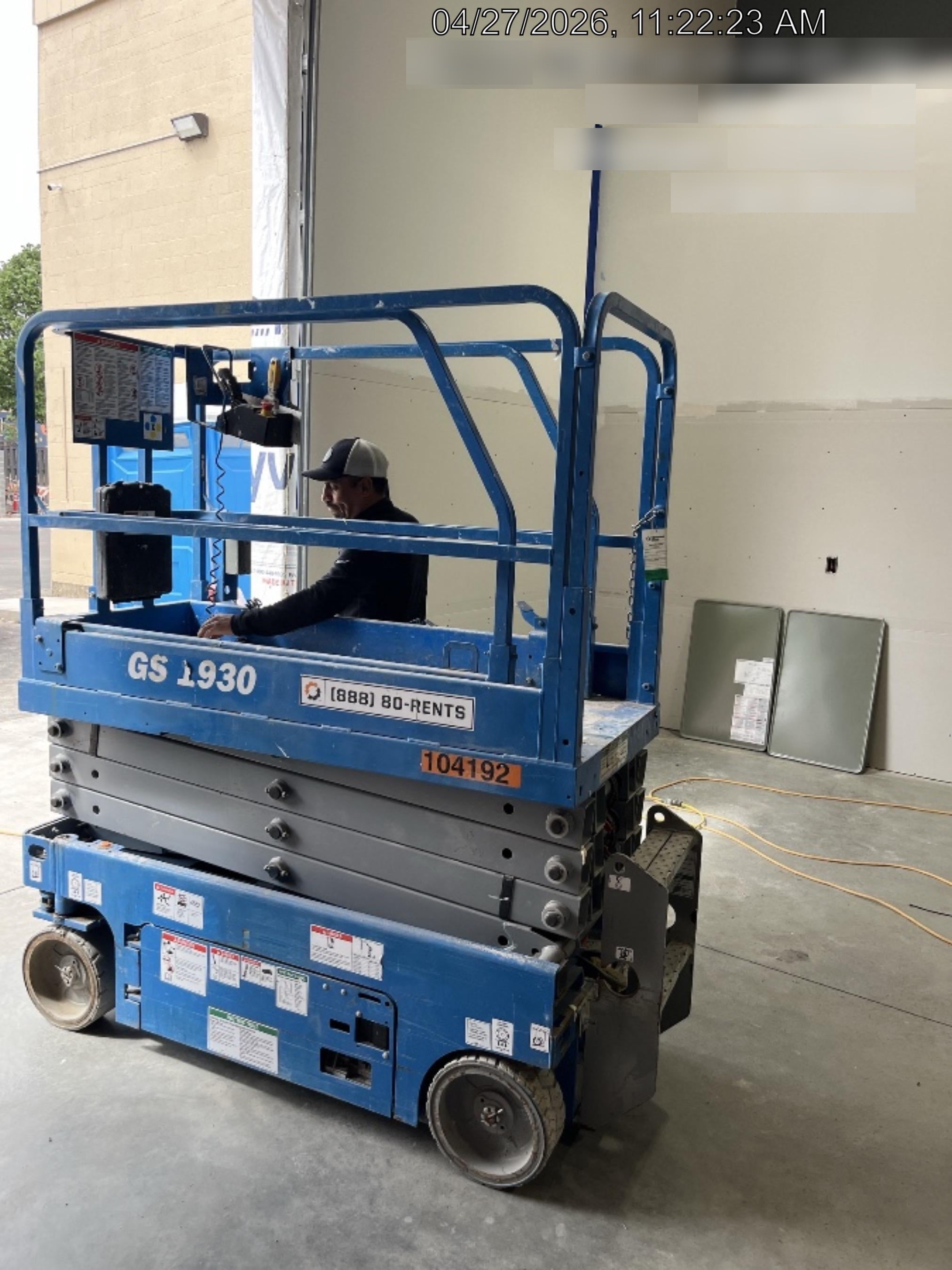 2020 Genie GS-1930 Standard Machine, 800W Inverter