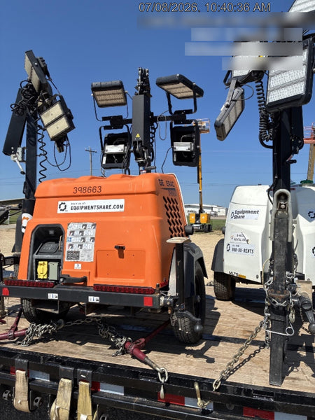 2024 Generac MLT2 Diesel, Flex Switch 120V Input, Powerzone Controller, 
(4) 320W LED Lights, 4kW Generator, 39.9 Gal Fuel Tank, 2" Ball, T3