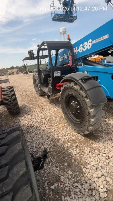 2018 Genie GTH-636 Genie GTH-636 w/Open ROPS, Work Lights, Solid Tires, RH Cab Mesh, Beacon, 48" Carriage and Forks