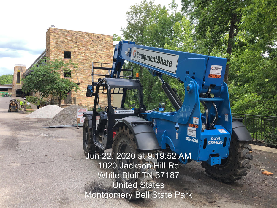 2020 Genie GTH-636 Canopy, Solid Tires, Work Lights, Beacon, Aux Hydraulics, Back up Alarm