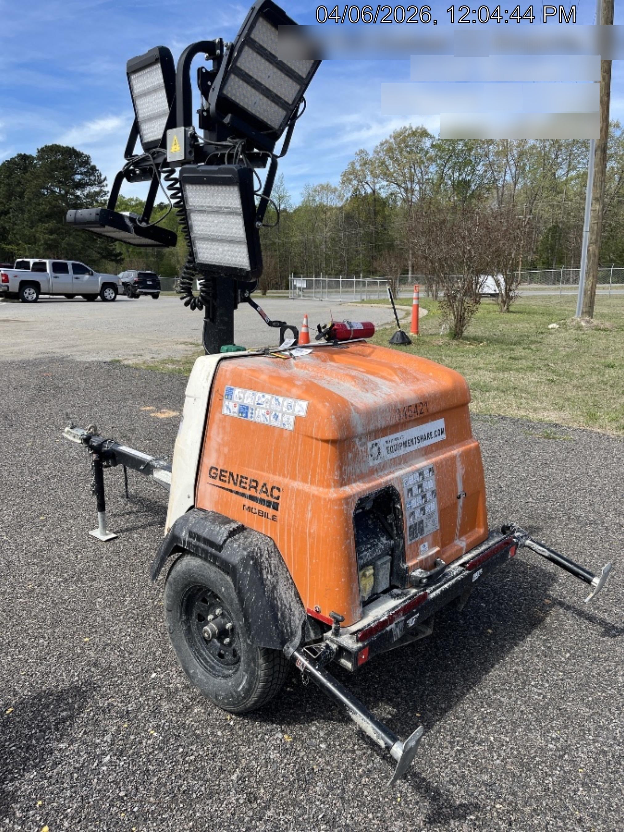 2023 Generac MLT2 Diesel, Flex Switch 120V Input, Powerzone Controller, (4) 320W LED Lights, 4kW Generator, 39.9 Gal Fuel Tank, 2" Ball, T3