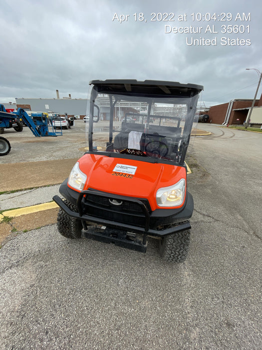 2022 Kubota RTV-X1140W-H Plastic Canopy, Windshield Acrylic Clear, LED Strobe Light, Wire Harness Kit, Back up Alarm