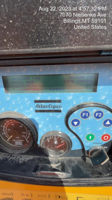 2022 ATLAS COPCO 1600CD6 Tier 3 Reman