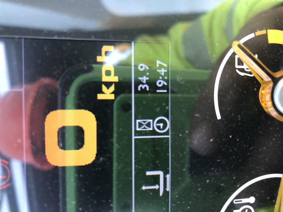 2019 JCB 509-42 Cab/Heat/Air, 74 HP, Solid Tires, STD Worklight, Beacon, Aux Hydraulics, Lifting Eye, Back up Alarm w/66" Carriage/60" Forks