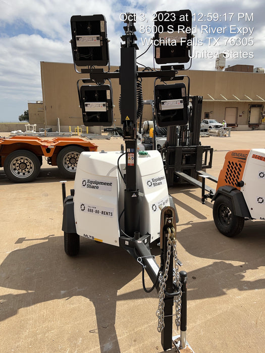 2023 Generac MLT2 Diesel, Flex Switch 120V Input, Powerzone Controller, (4) 320W LED Lights, 4kW Generator, 39.9 Gal Fuel Tank, 2" Ball, T3