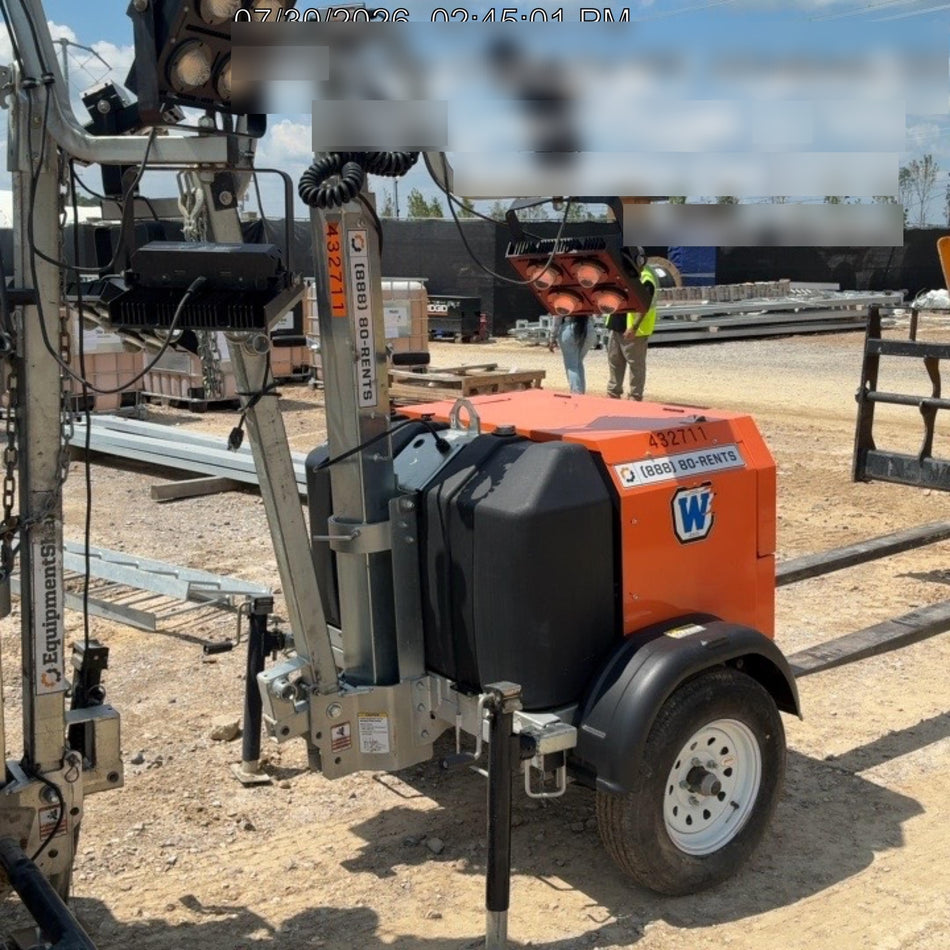 2024 Wanco WLTT-4MM4K Diesel, Deep Sea Controller, Shore Power Plug, Auto Start, (4) 350W LED Floodlights, 4kW Generator, 60 Gal Fuel Tank, 2" Ball, T3
