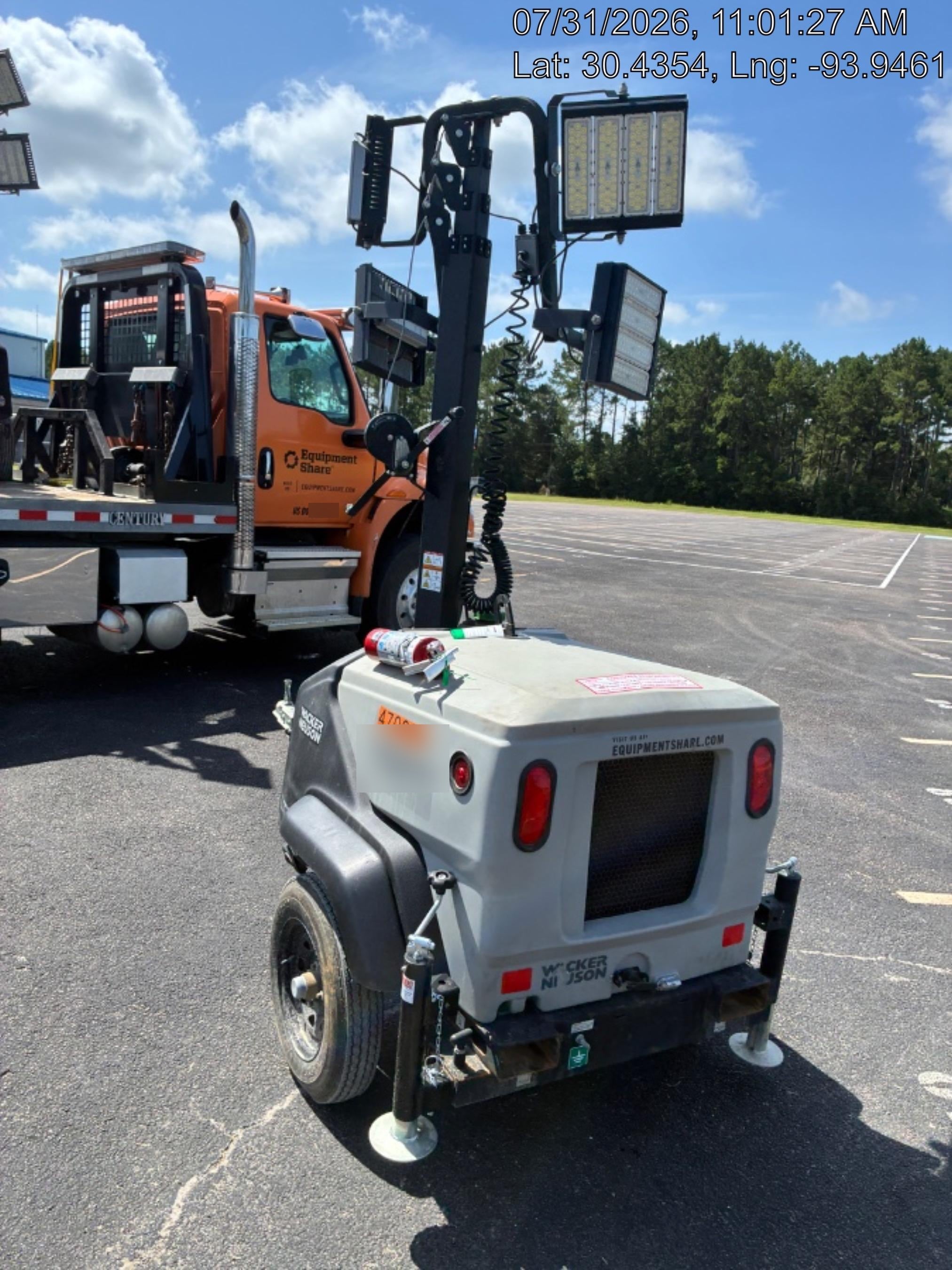 2024 Wacker Neuson LTT4 Diesel, Kohler KDW702, Deep Sea Controller, Auto Start, LED 320W, Bypass Outlet, T3