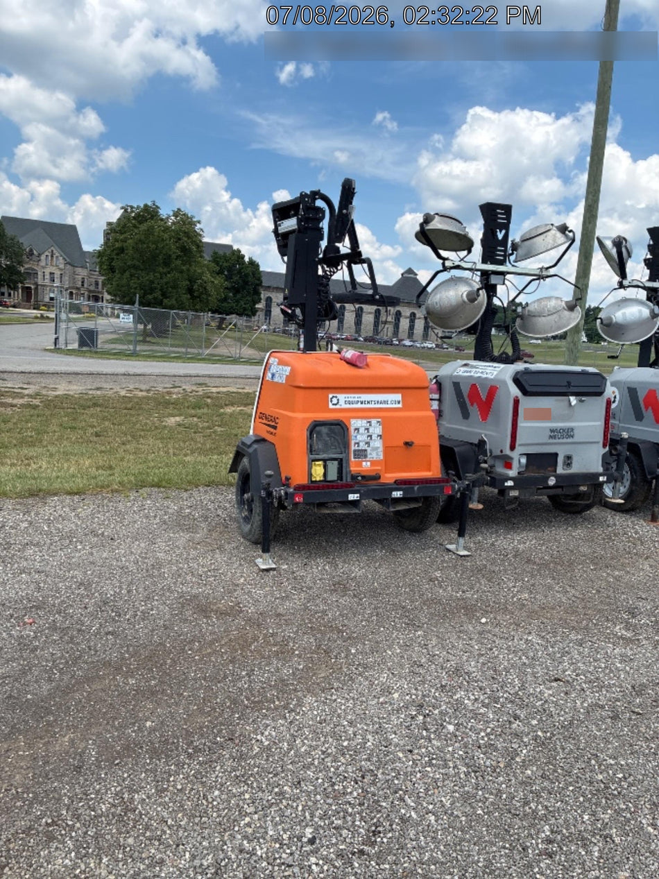 2024 Generac MLT2 Diesel, Flex Switch 120V Input, Powerzone Controller, 
(4) 320W LED Lights, 4kW Generator, 39.9 Gal Fuel Tank, 2" Ball, T3