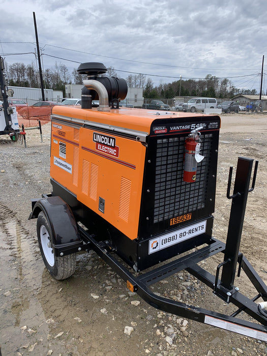 2021 Lincoln Electric Vantage 549X Ready Pak 3, ORANGE (includes trailer, cable rack, fender light kit)