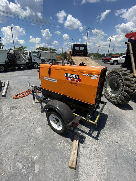 2021 Lincoln Electric Vantage 322 Vantage 322 Ready Pak 3 w/ Decals, ORANGE (includes trailer, cable rack, fender light kit) NO Telematics