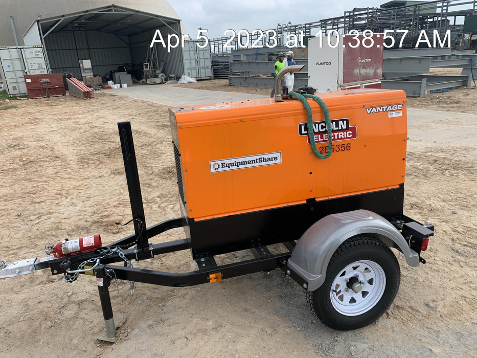 2022 Lincoln Electric LE400 Kubota V1505, Trlr, Cable Rack, Light Kit, ES Decals, T3