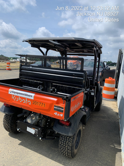 2022 Kubota RTV-X1140W-H Plastic Canopy, Windshield Acrylic Clear, LED Strobe Light, Wire Harness Kit, Back up Alarm
