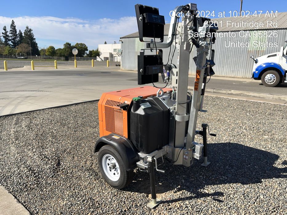 2024 Wanco WLTT-4MM4K Diesel, Deep Sea Controller, Shore Power Plug, Auto Start, (4) 350W LED Floodlights, 4kW Generator, 60 Gal Fuel Tank, 2" Ball, T3