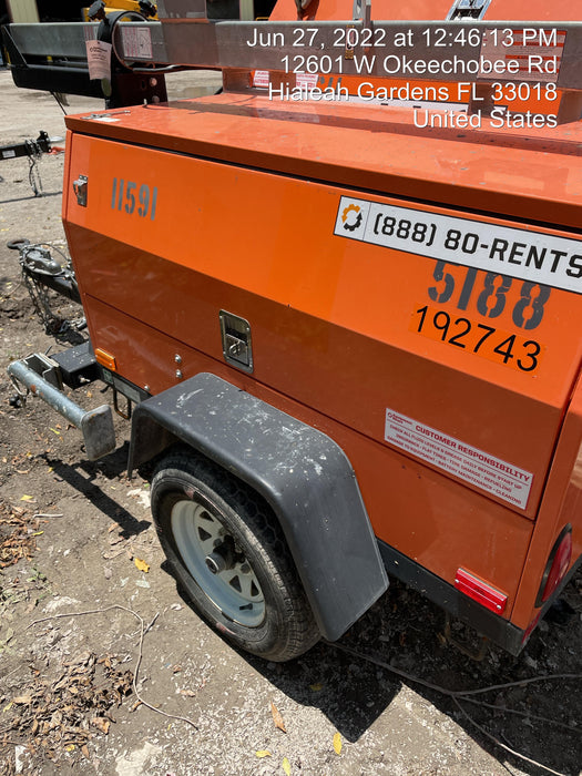 2017 Wanco WLT-4M PORTABLE LIGHT TOWER