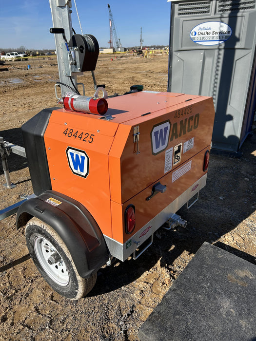 2024 Wanco WLTT-4MM4K Diesel, Mitsubishi L2E, 9.0HP @1800 rpm, Deep Sea Controller, Shore Power Plug, Auto Start, (4) 350W LED Floodlights, 4kW Generator, 60 Gal Fuel Tank, 2" Ball, T3