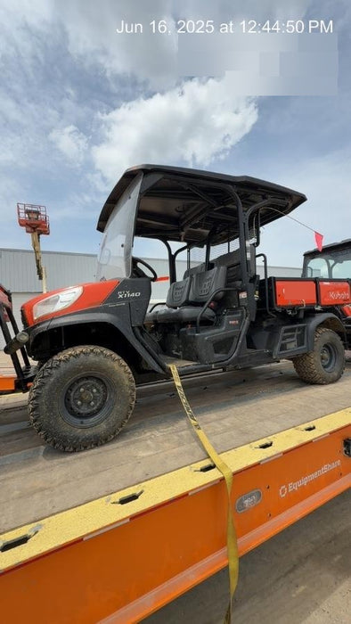 Kubota RTV-X1140W-H 4WD, LED Strobe, Windshield Acrylic Clear, Plastic Canopy, Wire Harness Kit, Backup Alarm